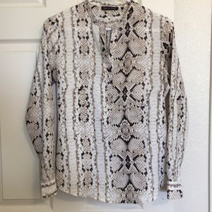 Snake Print Blouse